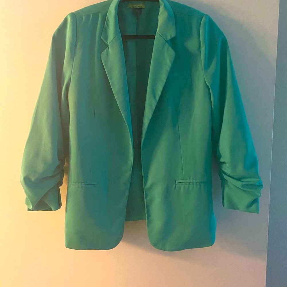 Nordstrom B.P Teal green blazer